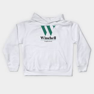 Winchell Neighborhood Kalamazoo Design Kids Hoodie